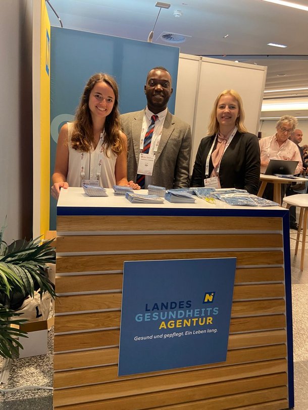 Messestand auf dem Welt-Psychiatrie-Kongress