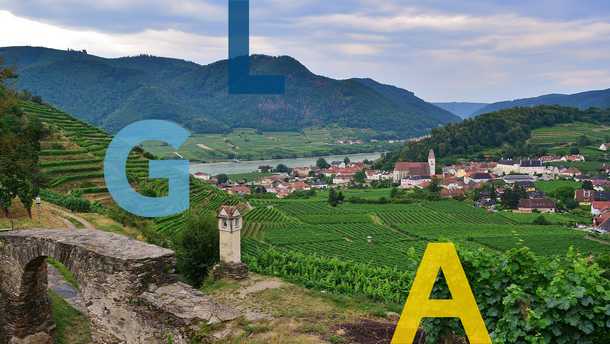 Bild zeigt die Region Wachau rund um Spitz an der Donau